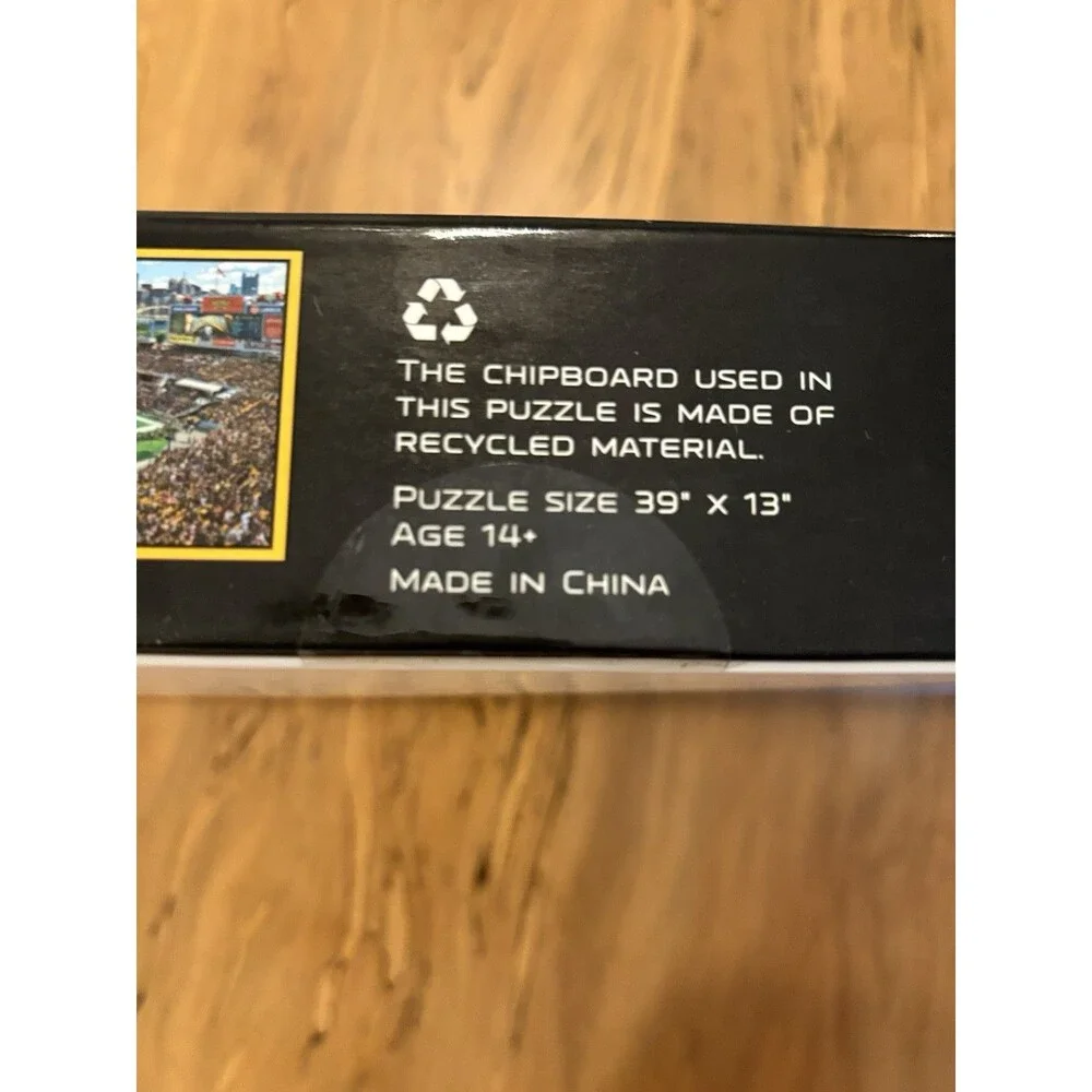 Pittsburgh Steelers 1000 Piece Panoramic Puzzle NFL Brand New 39” x 13” Football